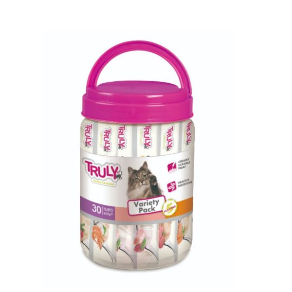 Truly Cat Treat Mixed in jars 30Pcs (14g x 30)