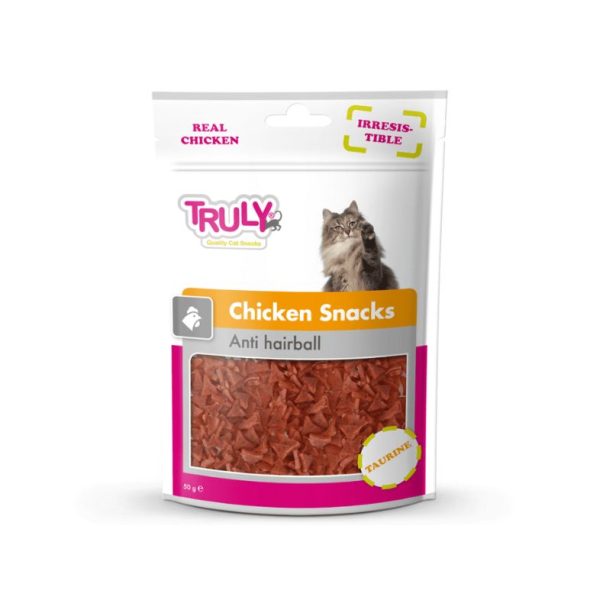 Truly Chicken Snacks Anti hairball 50gm