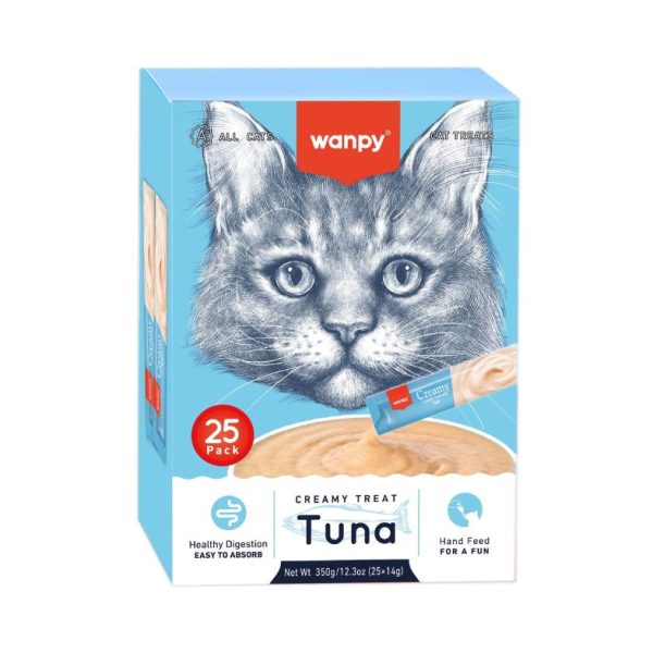 Wanpy Creamy Treat Tuna 25pc (25×14gm)